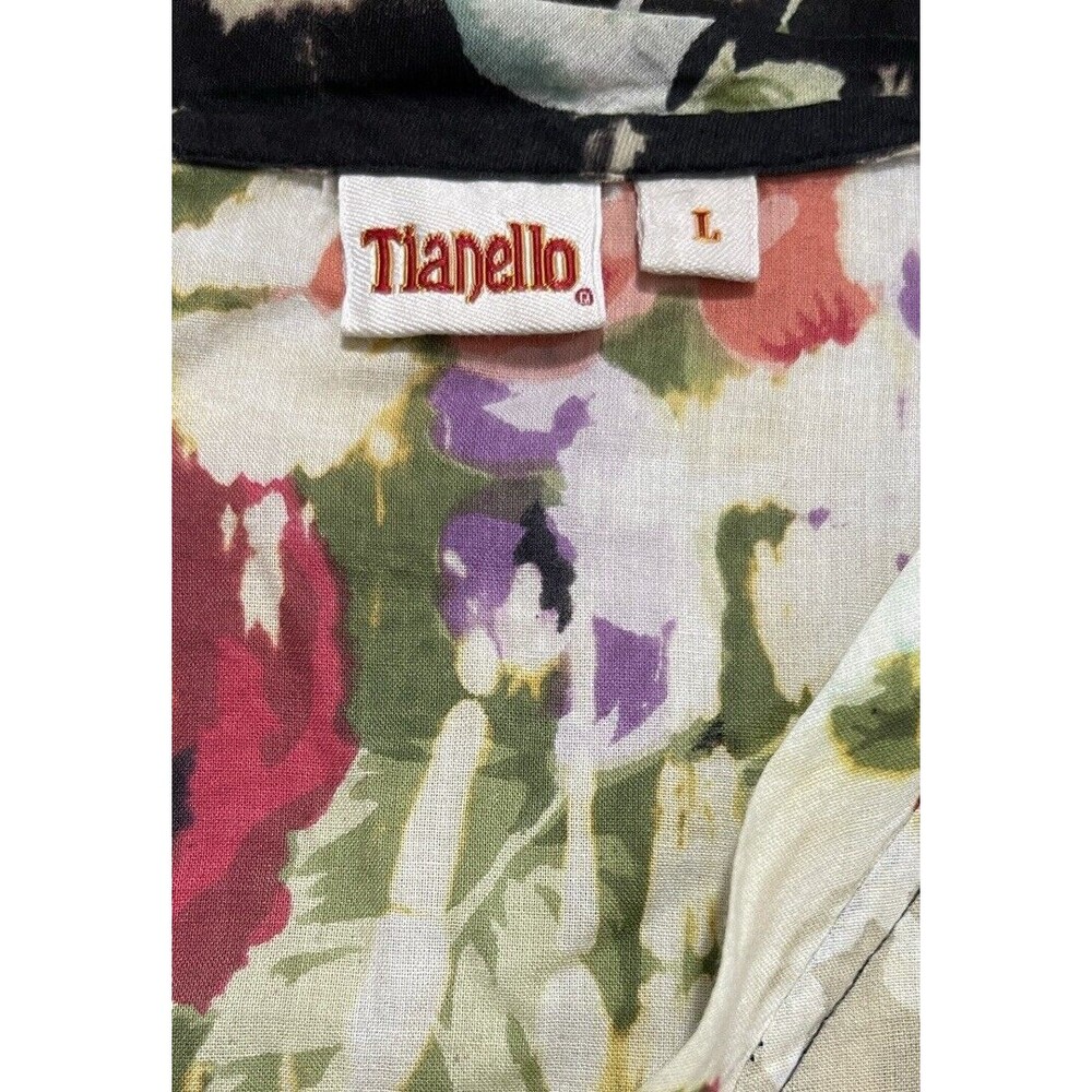 Tianello Floral Top. Size: L - Picture 6 of 7